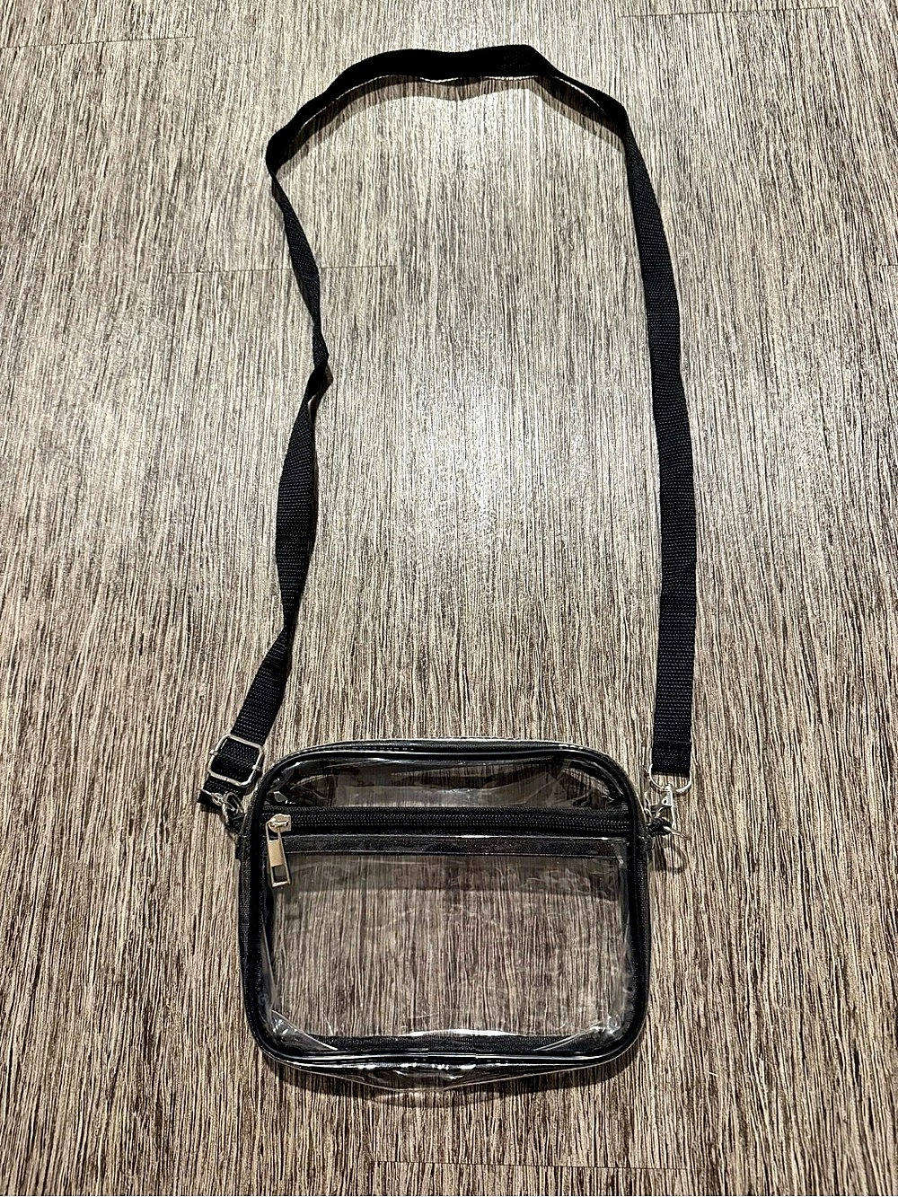 Black Clear Crossbody Bag